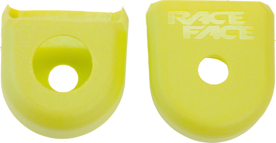 RaceFace Crank Boots: For Carbon Cranks, 2-Pack Yellow MPN: A10066YEL UPC: 895428015657 Crank Part Crank Boots - For Carbon