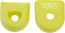 RaceFace Crank Boots: For Carbon Cranks, 2-Pack Yellow MPN: A10066YEL UPC: 895428015657 Crank Part Crank Boots - For Carbon