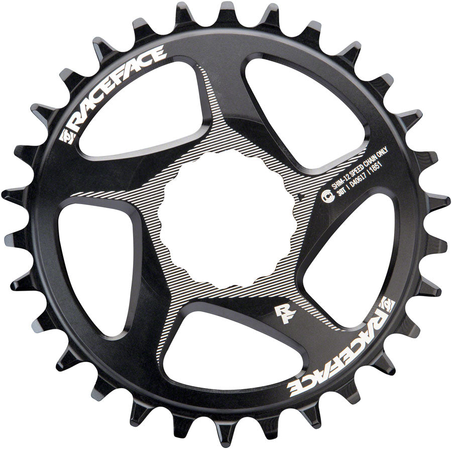 RaceFace Narrow Wide Direct Mount CINCH Aluminum Chainring for Shimano 12-Speed, requires Hyperglide+ compatible