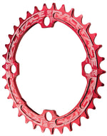 RaceFace Narrow Wide Chainring: 104mm BCD, 32t, Red MPN: RNW104X32RED UPC: 821973330662 Chainring Narrow Wide Chainring