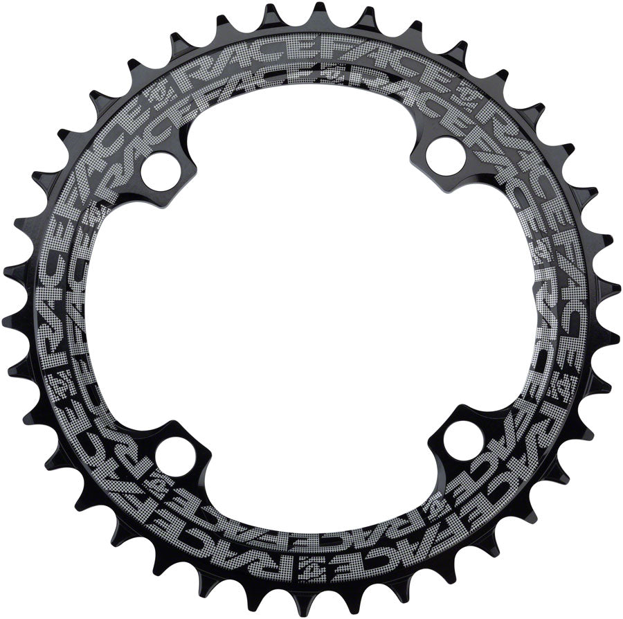 RaceFace Narrow Wide Chainring: 104mm BCD, 34t, Black Chainring