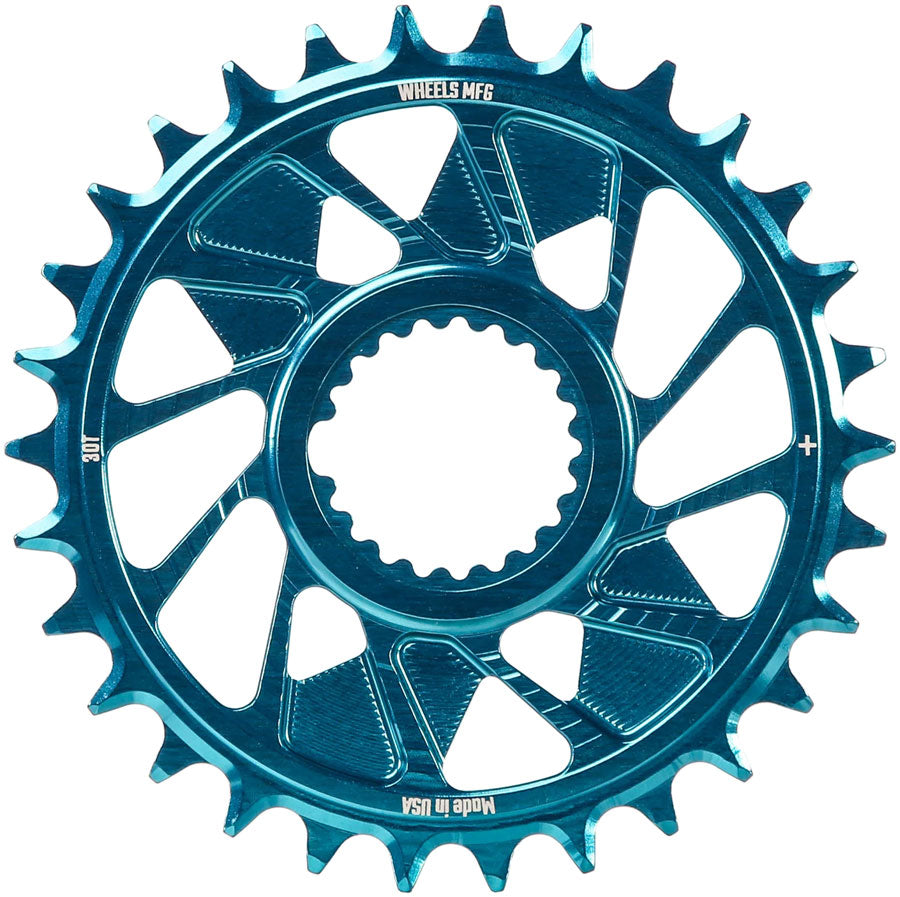Wheels Manufacturing Direct Mount Chainring - 30t, Shimano Direct Mount, 1.5mm Outboard Offset, HG+ Chain Compatible, MPN: CR-SH12+15-30-5 UPC: 810124714734 Direct Mount Chainrings Shimano Direct Mount Hyperglide+ Chain Compatible Chainring
