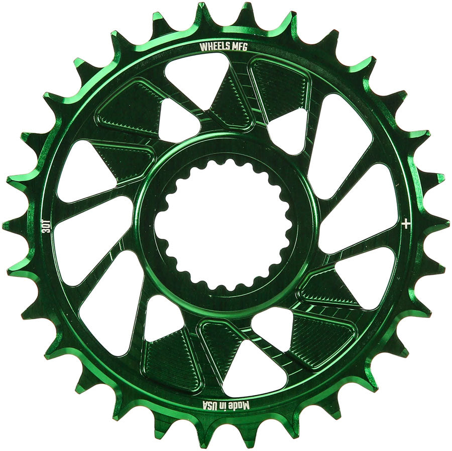 Wheels Manufacturing Direct Mount Chainring - 30t, Shimano Direct Mount, 1.5mm Outboard Offset, HG+ Chain Compatible, MPN: CR-SH12+15-30-9 UPC: 810124714765 Direct Mount Chainrings Shimano Direct Mount Hyperglide+ Chain Compatible Chainring