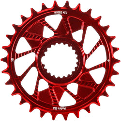 Wheels Manufacturing Direct Mount Chainring - 30t, Shimano Direct Mount, 1.5mm Inboard Offset, HG+ Chain Compatible, Red MPN: CR-SH1215-30-1 UPC: 810124714925 Direct Mount Chainrings Shimano Direct Mount Hyperglide+ Chain Compatible Chainring