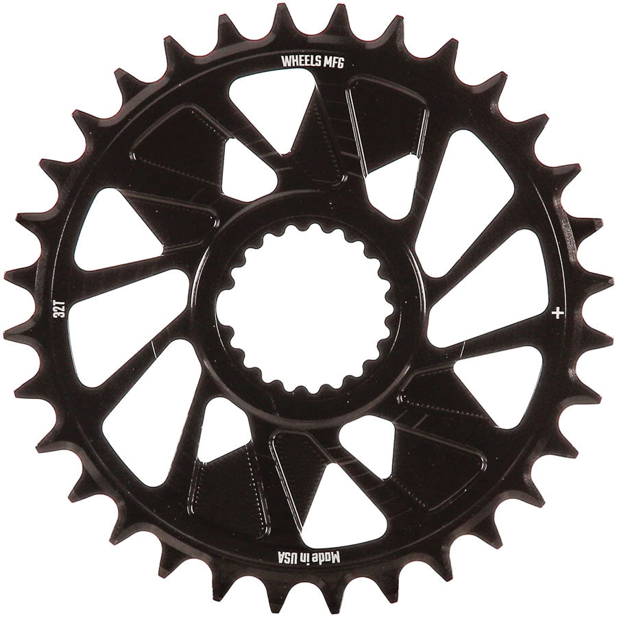 Wheels Manufacturing Direct Mount Chainring - 32t, Shimano Direct Mount, 1.5mm Outboard Offset, HG+ Chain Compatible, MPN: CR-SH12+15-32-0 UPC: 810124714772 Direct Mount Chainrings Shimano Direct Mount Hyperglide+ Chain Compatible Chainring