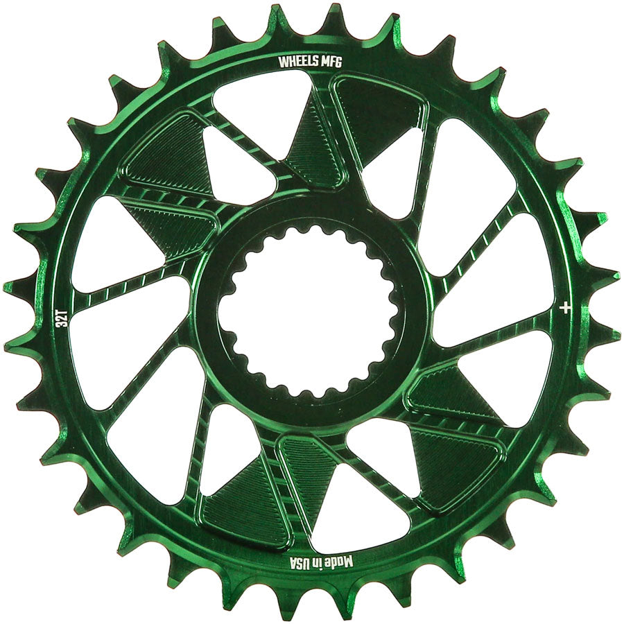 Wheels Manufacturing Direct Mount Chainring - 32t, Shimano Direct Mount, 1.5mm Inboard Offset, HG+ Chain Compatible, MPN: CR-SH1215-32-9 UPC: 810124715045 Direct Mount Chainrings Shimano Direct Mount Hyperglide+ Chain Compatible Chainring