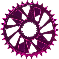 Wheels Manufacturing Direct Mount Chainring - 34t, Shimano Direct Mount, 1.5mm Outboard Offset, HG+ Chain Compatible, MPN: CR-SH12+15-34-7 UPC: 810124714895 Direct Mount Chainrings Shimano Direct Mount Hyperglide+ Chain Compatible Chainring