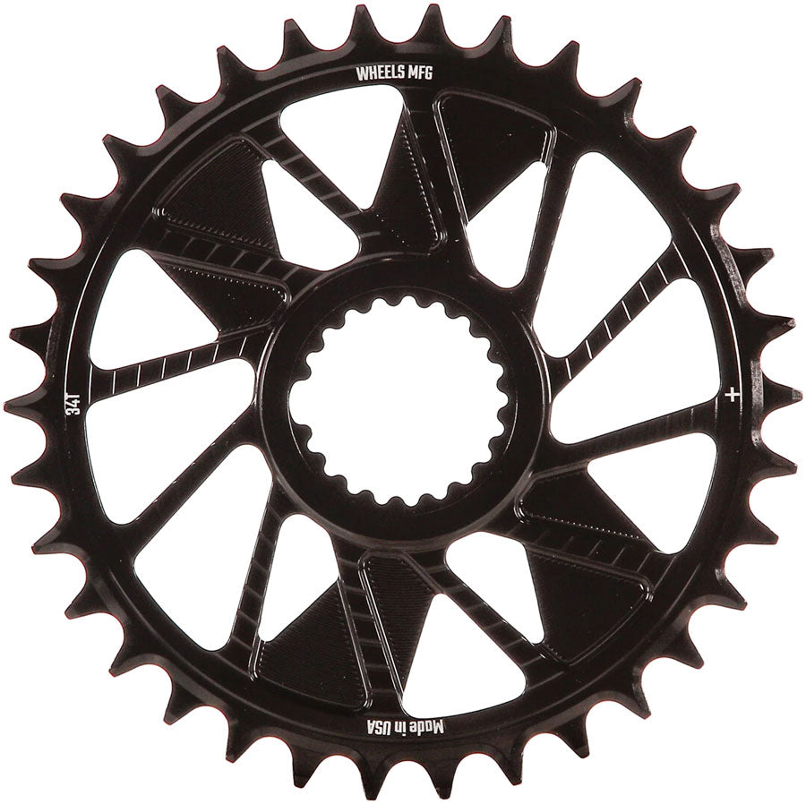 Wheels Manufacturing Direct Mount Chainring - 34t, Shimano Direct Mount, 1.5mm Inboard Offset, HG+ Chain Compatible, MPN: CR-SH1215-34-0 UPC: 810124715052 Direct Mount Chainrings Shimano Direct Mount Hyperglide+ Chain Compatible Chainring