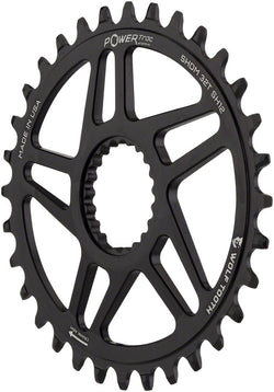 Wolf Tooth Elliptical Direct Mount Chainring - 32t, Shimano DM Boost, 3mm Offset, Drop-Stop ST, Requires 12-Speed HG+ MPN: OVAL-SHDM32-SH12 UPC: 810006800654 Direct Mount Chainrings Elliptical Shimano Hyperglide+ Direct Mount Chainrings