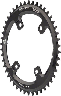 Wolf Tooth Elliptical Shimano 110 Asymmetric BCD Chainring - 46t, 110 Asymmetric BCD, 4-Bolt, Drop-Stop, For Shimano GRX MPN: OVAL-SH11046-GR UPC: 810006801743 Chainring Elliptical 110 BCD GRX Chainrings