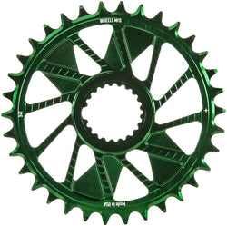 Wheels Manufacturing Direct Mount Chainring - 34t, Shimano Direct Mount, 1.5mm Inboard Offset, HG+ Chain Compatible, MPN: CR-SH1215-34-9 UPC: 810124715113 Direct Mount Chainrings Shimano Direct Mount Hyperglide+ Chain Compatible Chainring