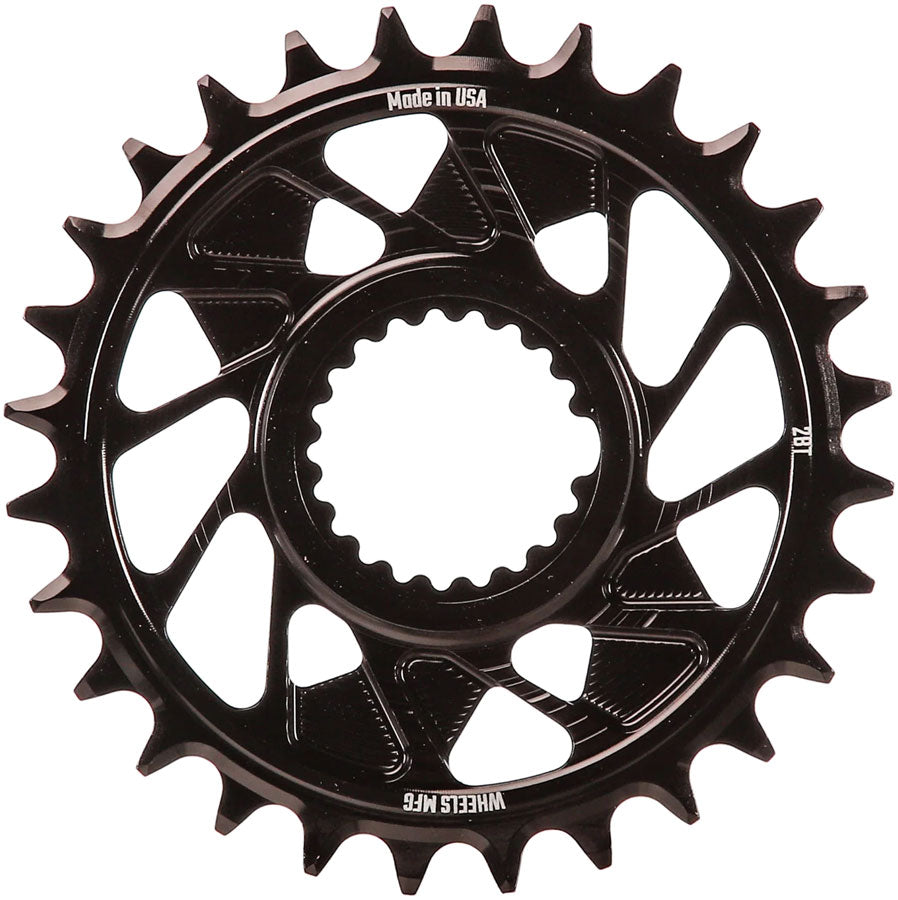 Wheels Manufacturing Direct Mount Chainring - 28t, Shimano Direct Mount, 1.5mm Outboard Offset, T-Type Chain Compatible, MPN: CR-SH11+15-28-0 UPC: 810124714567 Direct Mount Chainrings Shimano Direct Mount T-Type Chain Compatible Chainring