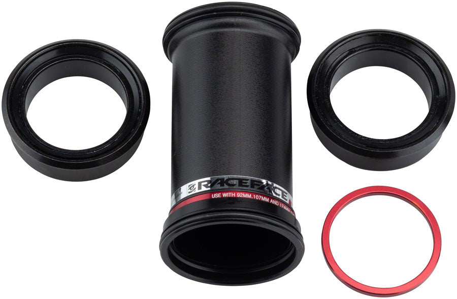 RaceFace CINCH BB92 Bottom Bracket: 41mm ID x 92mm Shell x 30mm Spindle, Double Row Bearing, External Seal - Bottom Brackets - CINCH Bottom Bracket