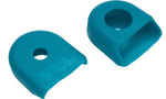 RaceFace Crank Boots: For Carbon Cranks, 2-Pack Turquoise MPN: A10066TURQ UPC: 821973189154 Crank Part Crank Boots - For Carbon