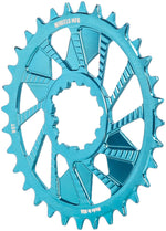 Wheels Manufacturing Direct Mount Chainring - 32t, SRAM 3-Bolt Direct Mount, 3mm Offset, T-Type Chain Compatible, Teal - Direct Mount Chainrings - Direct Mount T-Type Compatible Chainring