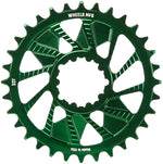 Wheels Manufacturing Direct Mount Chainring - 32t, SRAM 3-Bolt Direct Mount, 3mm Offset, T-Type Chain Compatible, Green MPN: CR-SR313-32-9 UPC: 810124714253 Direct Mount Chainrings Direct Mount T-Type Compatible Chainring
