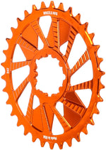 Wheels Manufacturing Direct Mount Chainring - 34t, SRAM 3-Bolt Direct Mount, 3mm Offset, T-Type Chain Compatible, Orange - Direct Mount Chainrings - Direct Mount T-Type Compatible Chainring