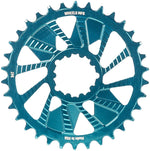 Wheels Manufacturing Direct Mount Chainring - 34t, SRAM 3-Bolt Direct Mount, 3mm Offset, T-Type Chain Compatible, Teal MPN: CR-SR313-34-5 UPC: 810124714291 Direct Mount Chainrings Direct Mount T-Type Compatible Chainring