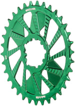 Wheels Manufacturing Direct Mount Chainring - 34t, SRAM 3-Bolt Direct Mount, 3mm Offset, T-Type Chain Compatible, Green - Direct Mount Chainrings - Direct Mount T-Type Compatible Chainring