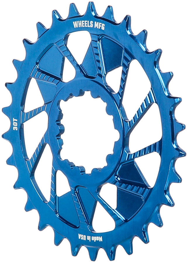 Wheels Manufacturing Direct Mount Chainring - 30t, SRAM 3-Bolt Direct Mount, 3mm Offset, Compatible with Hyperglide+ - Direct Mount Chainrings - Direct Mount Hyperglide+ Compatible Chainring