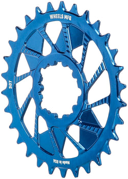 Wheels Manufacturing Direct Mount Chainring - 30t, SRAM 3-Bolt Direct Mount, 3mm Offset, Compatible with Hyperglide+ - Direct Mount Chainrings - Direct Mount Hyperglide+ Compatible Chainring