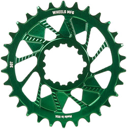 Wheels Manufacturing Direct Mount Chainring - 30t, SRAM 3-Bolt Direct Mount, 3mm Offset, Compatible with Hyperglide+ MPN: CR-SR323-30-9 UPC: 810124714390 Direct Mount Chainrings Direct Mount Hyperglide+ Compatible Chainring