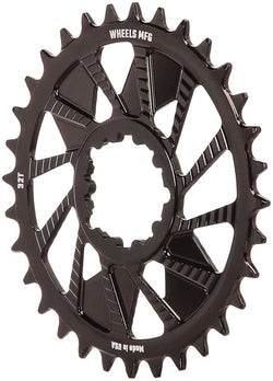 Wheels Manufacturing Direct Mount Chainring - 32t, SRAM 3-Bolt Direct Mount, 3mm Offset, Compatible with Hyperglide+ - Direct Mount Chainrings - Direct Mount Hyperglide+ Compatible Chainring