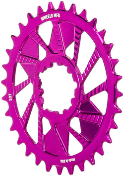 Wheels Manufacturing Direct Mount Chainring - 32t, SRAM 3-Bolt Direct Mount, 3mm Offset, Compatible with Hyperglide+ - Direct Mount Chainrings - Direct Mount Hyperglide+ Compatible Chainring