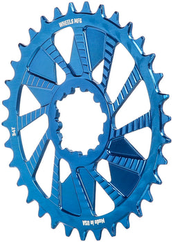 Wheels Manufacturing Direct Mount Chainring - 34t, SRAM 3-Bolt Direct Mount, 3mm Offset, Compatible with Hyperglide+ - Direct Mount Chainrings - Direct Mount Hyperglide+ Compatible Chainring
