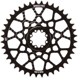 Wheels Manufacturing Gravel Direct Mount Chainring - 40t, SRAM 8-Bolt Direct Mount, 6.5mm Inboard Offset, T-Type Chain MPN: CR-SR8165-40-0 UPC: 810124715120 Direct Mount Chainrings 8-Bolt Direct Mount T-Type Chain Compatible Gravel Chainring