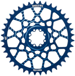 Wheels Manufacturing Gravel Direct Mount Chainring - 40t, SRAM 8-Bolt Direct Mount, 6.5mm Inboard Offset,T-Type Chain MPN: CR-SR8165-40-6 UPC: 810124715168 Direct Mount Chainrings 8-Bolt Direct Mount T-Type Chain Compatible Gravel Chainring