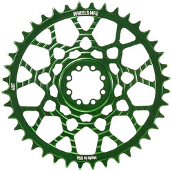 Wheels Manufacturing Gravel Direct Mount Chainring - 40t, SRAM 8-Bolt Direct Mount, 6.5mm Inboard Offset, T-Type Chain MPN: CR-SR8165-40-9 UPC: 810124715182 Direct Mount Chainrings 8-Bolt Direct Mount T-Type Chain Compatible Gravel Chainring