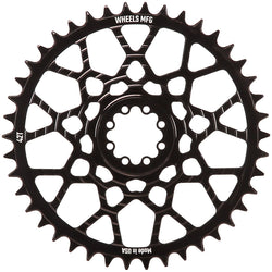 Wheels Manufacturing Gravel Direct Mount Chainring - 42t, SRAM 8-Bolt Direct Mount, 6.5mm Inboard Offset, HG+ Chain MPN: CR-SR8265-42-0 UPC: 810124715410 Direct Mount Chainrings 8-Bolt Direct Mount Hyperglide+ Chain Compatible Gravel Chainring