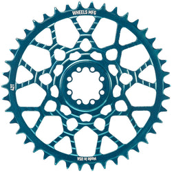 Wheels Manufacturing Gravel Direct Mount Chainring - 42t, SRAM 8-Bolt Direct Mount, 6.5mm Inboard Offset, T-Type Chain MPN: CR-SR8165-42-5 UPC: 810124715229 Direct Mount Chainrings 8-Bolt Direct Mount T-Type Chain Compatible Gravel Chainring