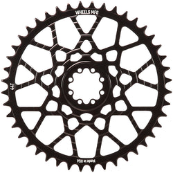 Wheels Manufacturing Gravel Direct Mount Chainring - 44t, SRAM 8-Bolt Direct Mount, 6.5mm Inboard Offset, T-Type Chain MPN: CR-SR8165-44-0 UPC: 810124715267 Direct Mount Chainrings 8-Bolt Direct Mount T-Type Chain Compatible Gravel Chainring