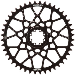 Wheels Manufacturing Gravel Direct Mount Chainring - 46t, SRAM 8-Bolt Direct Mount, 6.5mm Inboard Offset, T-Type Chain MPN: CR-SR8165-46-0 UPC: 810124715335 Direct Mount Chainrings 8-Bolt Direct Mount T-Type Chain Compatible Gravel Chainring
