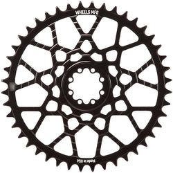 Wheels Manufacturing Gravel Direct Mount Chainring - 46t, SRAM 8-Bolt Direct Mount, 6.5mm Inboard Offset, HG+ Chain MPN: CR-SR8265-46-0 UPC: 810124715434 Direct Mount Chainrings 8-Bolt Direct Mount Hyperglide+ Chain Compatible Gravel Chainring