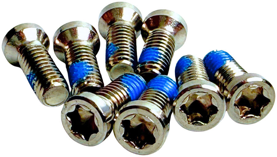 Wheels Manufacturing Direct Mount Gravel Chainring Bolts - One pack of 8 bolts, For 8-Bolt Chainring, M4, T20 MPN: CR-8BOLT-8PK UPC: 811079023124 Chainring Bolt Direct Mount Chainring Bolts