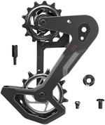 SRAM Eagle T-Type AXS Rear Derailleur Cage Kit - Compatible with all Eagle T-Type Rear Derailleurs, Carbon Cage MPN: 11.7518.104.023 UPC: 710845910227 Cage Assembly Eagle T-Type AXS Rear Derailleur Cage Kit