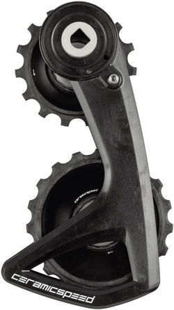 CeramicSpeed OSPW RS Alpha Pulley Wheel System for SRAM Red D1/E1 and Force D1 AXS - ALPHA Aluminum Pulley, Carbon Cage, MPN: 116918 Cage Assembly OSPW RS Alpha Pulley Wheel System for SRAM Red D1/E1 and Force D1 AXS - v2