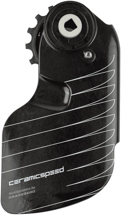 CeramicSpeed OSPW Pulley Wheel Aero Alpha System for SRAM Red D1/E1 and Force D1 AXS - ALPHA Aluminum Pulley, Carbon MPN: 116925 Cage Assembly OSPW Pulley Wheel Aero Alpha System for SRAM Red D1/E1 and Force D1 AXS - v2