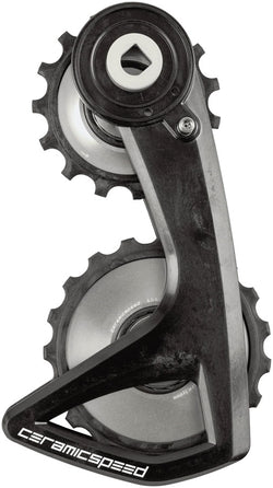 CeramicSpeed OSPW RS Alpha Pulley Wheel System for SRAM Red D1/E1 and Force D1 AXS - ALPHA Aluminum Pulley, Carbon Cage, MPN: 116938 Cage Assembly OSPW RS Alpha Pulley Wheel System for SRAM Red D1/E1 and Force D1 AXS - v2