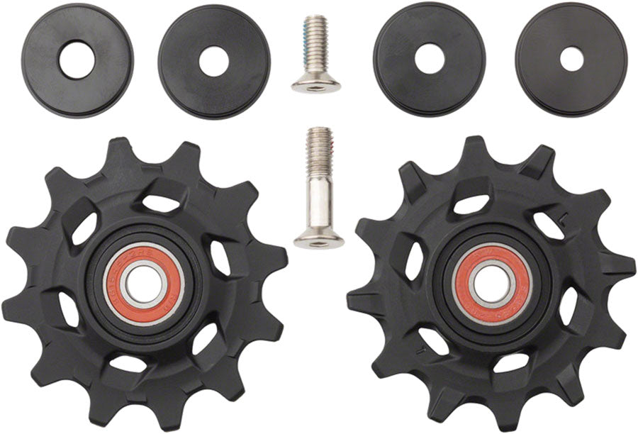 SRAM Force eTap AXS Rear Derailleur Pulley Kit - For 12-Speed, Steel Bearing, D1 MPN: 11.7518.093.004 UPC: 710845824609 Pulley Assembly Pulley Assemblies