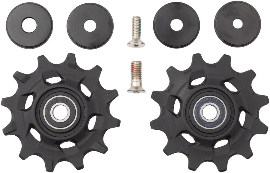 SRAM Rival XPLR eTap AXS Rear Derailleur Pulley Kit (Chrome Steel Bearing) MPN: 11.7518.093.014 UPC: 710845869761 Pulley Assembly Pulley Assemblies