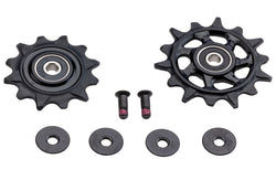 SRAM XX Downhill T-Type AXS Rear Derailleur Pulley Kit - 12t Upper and 14t Lower MPN: 11.7518.104.030 UPC: 710845929212 Pulley Assembly Eagle T-Type AXS Rear Derailleur Pulley Kits
