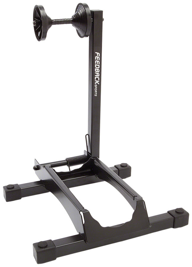 Feedback Sports RAKK XL Display Stand - 1-Bike, Wheel Mount, 2.3-5" Tire, Black MPN: 17345 UPC: 817966011168 Racks, Display/Storage RAKK  Display Stand