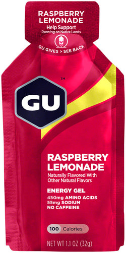 GU Energy Gel - Raspberry Lemonade, Box of 24 MPN: 124912 UPC: 769493104656 Gel Energy Gel