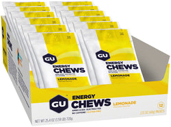 GU Energy Chews - Lemonade, Box of 12 Bags MPN: 124923 UPC: 769493104724 Chew Energy Chews