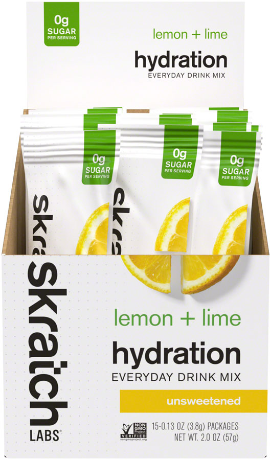 Skratch Labs Everday Drink Mix - Lemon Lime, Single Serving 15-Pack MPN: EDM-LL-4G/15 UPC: 859943003216 Sport Hydration Everyday Drink Mix