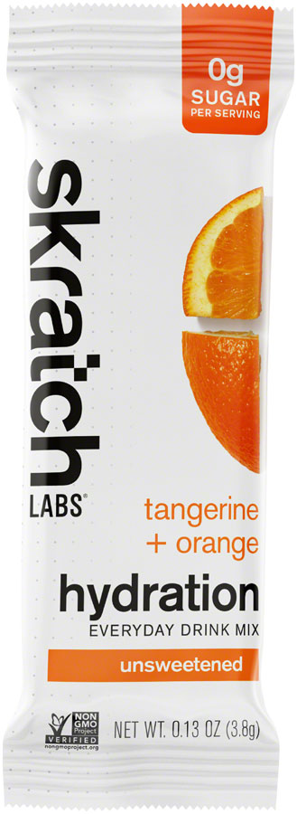 Skratch Labs Everday Drink Mix - Tangerine Orange, Single Serving 15-Pack - Sport Hydration - Everyday Drink Mix